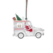 Santa Driving Truck Hanging Decoration image