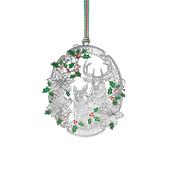 Stag and Doe Oval Hanging Decoration image