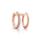 Romi Rose Gold Bezel Set &amp; Double Cuff Earring Set image