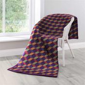 Biedelack Cube Multi Cotton Blanket 150 x 200cm image