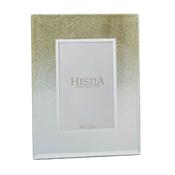 4×6 Glass Gold Glitter Photo Frame image