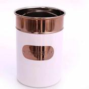 Utensil Holder Copper and White 18 x 12cm