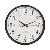 30cm Metal Case Kitchen Clock Black image