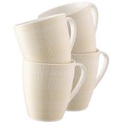 Spots and Dots 4 Mugs Set Mustard image