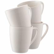 Spots And Dots 4 Mugs Set Warm Grey image