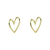 Alan ardiff heart on sale of gold earrings