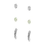 Cry Stud Pearl Stud Cry Half Hoop image