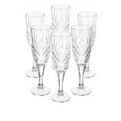 Trinity Collection Set of 6 Champagne Glasses image