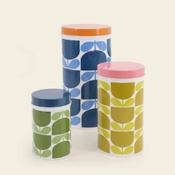 OK  Tins Set of 3 Block Flower Print image