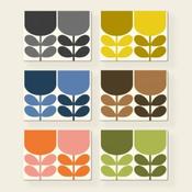 OK Set of 6 Placemats Block Flower image