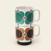 OK 2 Mugs Atomic Flower Jewel and Latte image