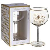 Honeycomb Bee Gin Glass 9x21cm image