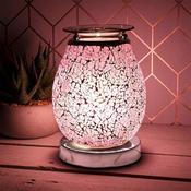 Pink Flower Mosaic Aroma Lamp image