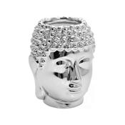 Buddha Candle Jar Silver 13x10x10cm image