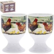 Cockeral and Hen Set of 2 Egg Cups image