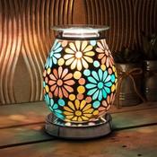 Blue Flower Mosaic Aroma Lamp image