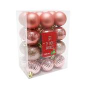 24 Pack 40mm Rose Baubles image