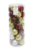 35 Pack Luxury Festive Mix 60mm Baubles image