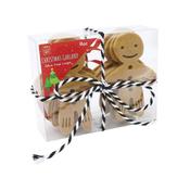 Gingerbread Man Felt Garland 18 Piece 1.2m image