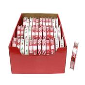 Christmas Ribbon 16mmx2.7m 6 Assorted Designs