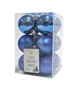 12 Pack Sapphire SMG 50mm Baubles image