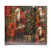 4 Santa Placemats and Coasters Cork Back image