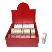Metallic Rustic Ribbon 18mm x 9m 3 Assorted image