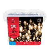 2000 LED Lights Warm White on Timer 15W L100m image