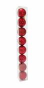 8 Pack 80mm Red Baubles image