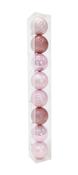 8 Pack 80mm Pink Baubles image