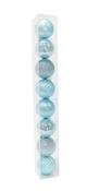 8 Pack 80mm Baby Blue Baubles image