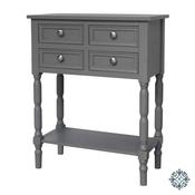 Lincoln 2+2 Drw Console Table Carbon Grey image