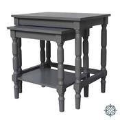 Lincoln S/2 Nesting Tables Carbon Grey image