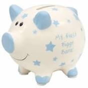 My First Piggy Bank Blue image
