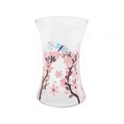 Blossom and Dragonfly Hand Painted Vase 20x12cm image