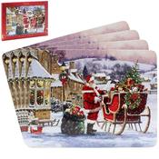 Santa Placemats Set of 4 image