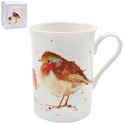 Winter Robins Mug image