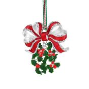 Holly with Bow Christmas Christmas Decoration image