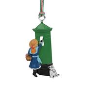 Green Postbox Christmas Tree Decoration image