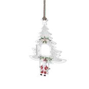 Santa on Swing Christmas Tree Decoration image