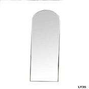 Arch Top Contemporary Silver Mirror 50x170cm image