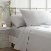 Grey Single Flannalette Sheet Set image