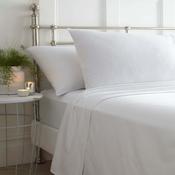 White Single Flannalette Sheet Set image