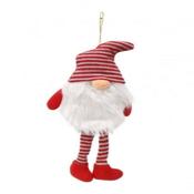 Knitted Santa Hanging Deco with Dangly Legs H39cm image