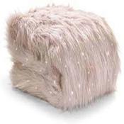 Metallic Fur Blush Throw 130X170cm image