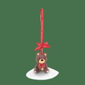 Teddy Bear Porcelain Christmas Decoration image