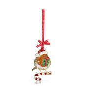Sparkle Robin with Gift Decoration image