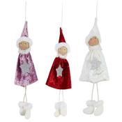 Hanging Fairy with Velvet Cape H26cm 3 Assorted image