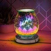 Santa Sleigh Glass Aroma Lamp 12x12x17cm