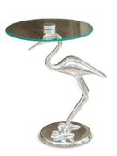 Flamingo Aluminium and Glass Round Table image